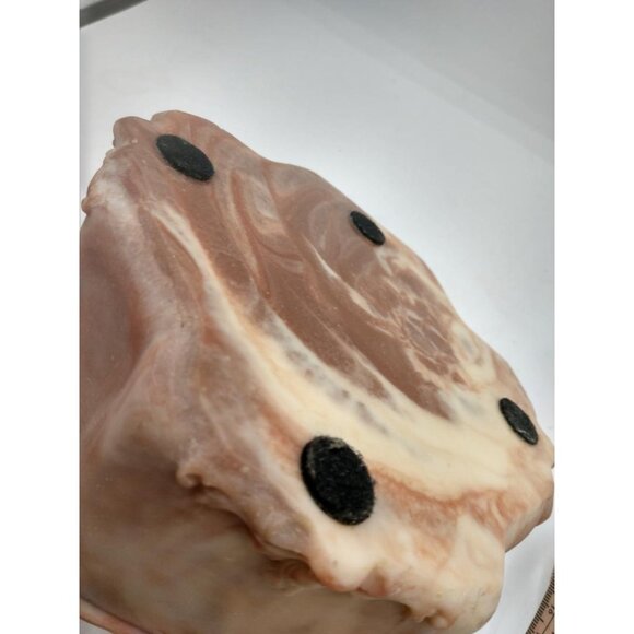 Vintage Genuine Incolay Stone Jewelry Box With Hinged Lid & Angel Motif Design - Picture 7 of 8